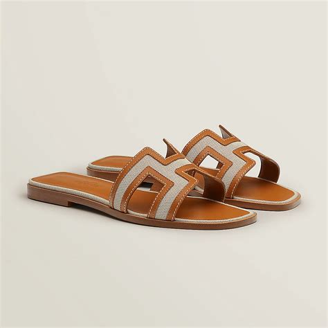 hermes oran 2 tone|hermes oran leather sandals.